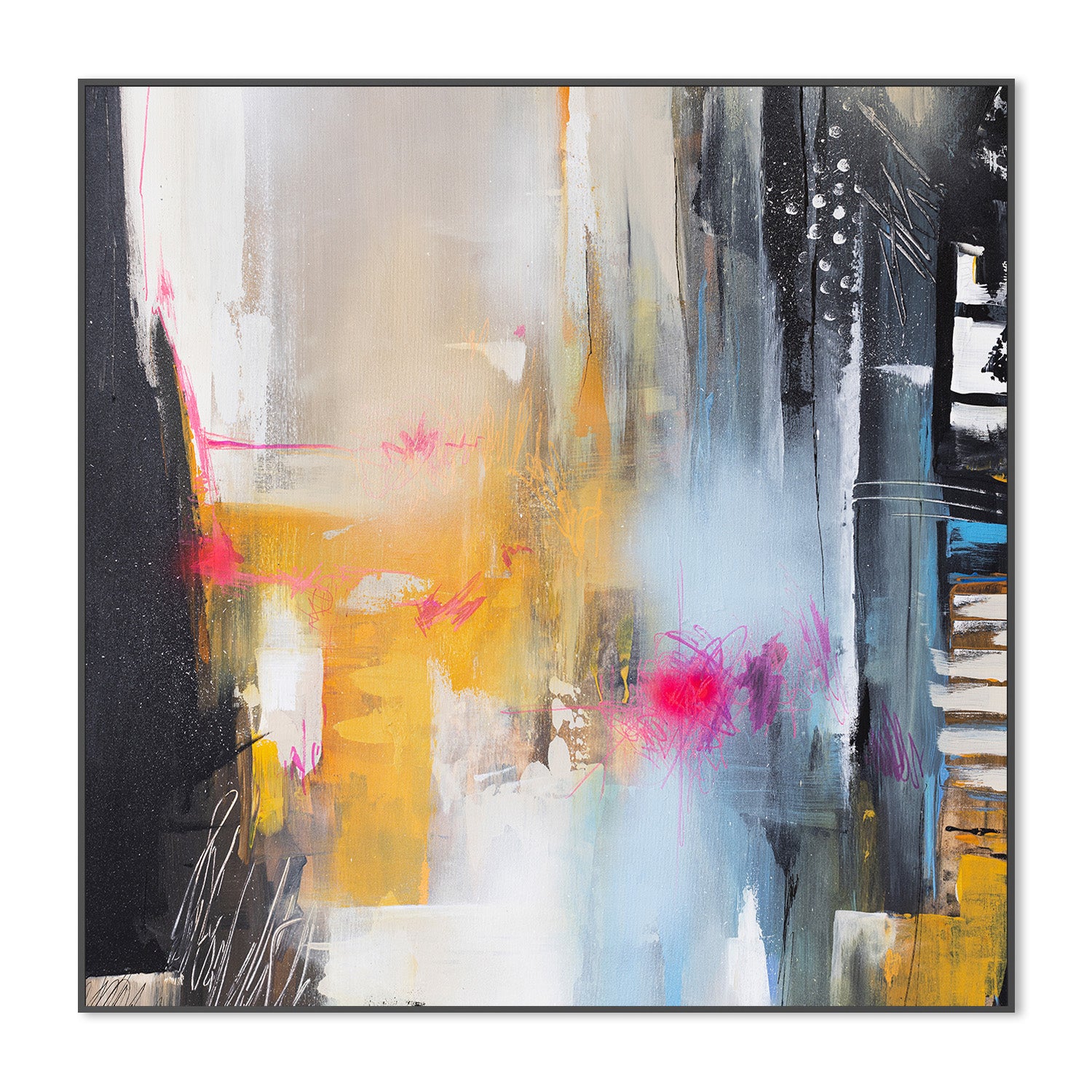 wall-art-print-canvas-poster-framed-Pink Frequency-3