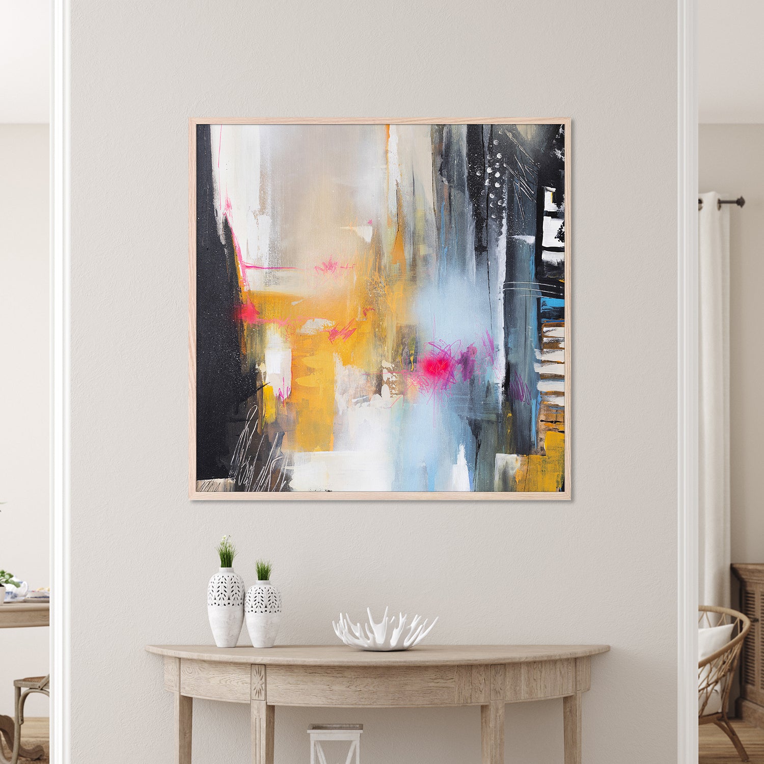 wall-art-print-canvas-poster-framed-Pink Frequency-7