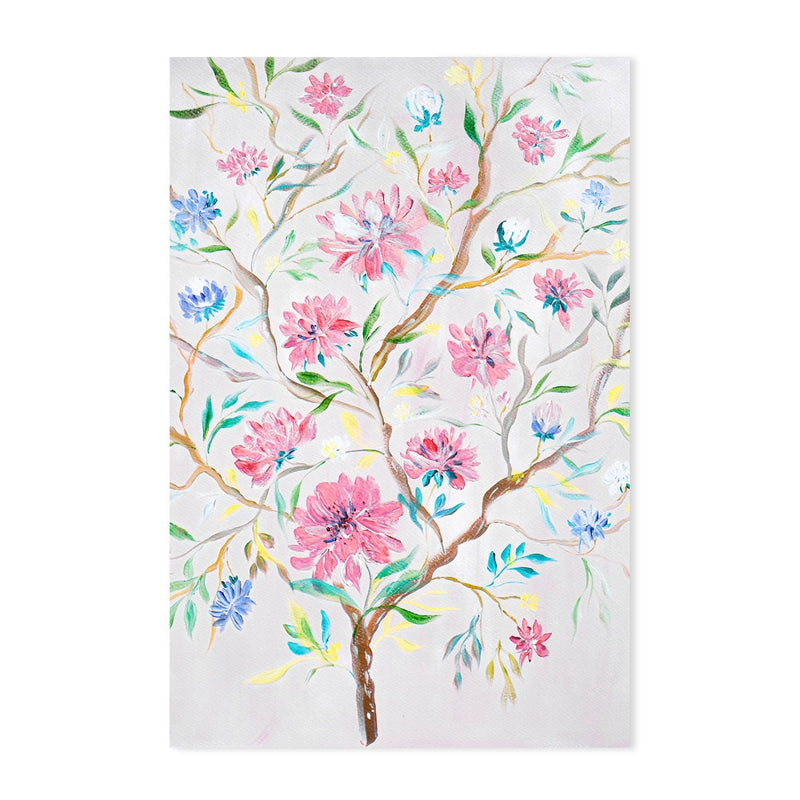 wall-art-print-canvas-poster-framed-Pink Geraniums, Style B , By Nadar Musa-GIOIA-WALL-ART