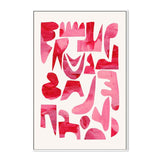wall-art-print-canvas-poster-framed-Pink Kiss Pieces , By Ejaaz Haniff-GIOIA-WALL-ART