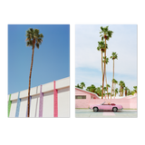 wall-art-print-canvas-poster-framed-Pink Palm Springs & Palm Springs II, Set Of 2 , By Bethany Young-1