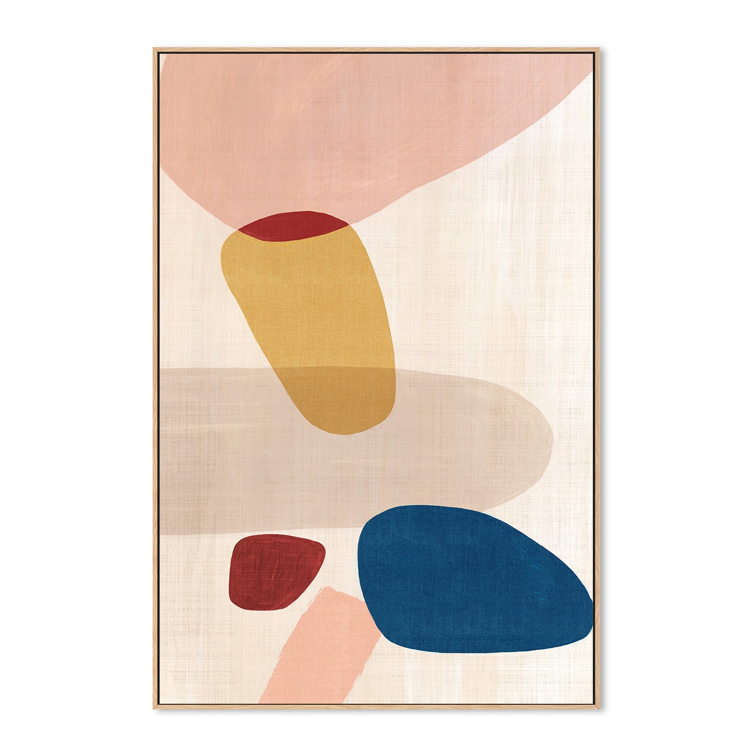 wall-art-print-canvas-poster-framed-Pink Pebbles, Style A , By Eva Watts-4