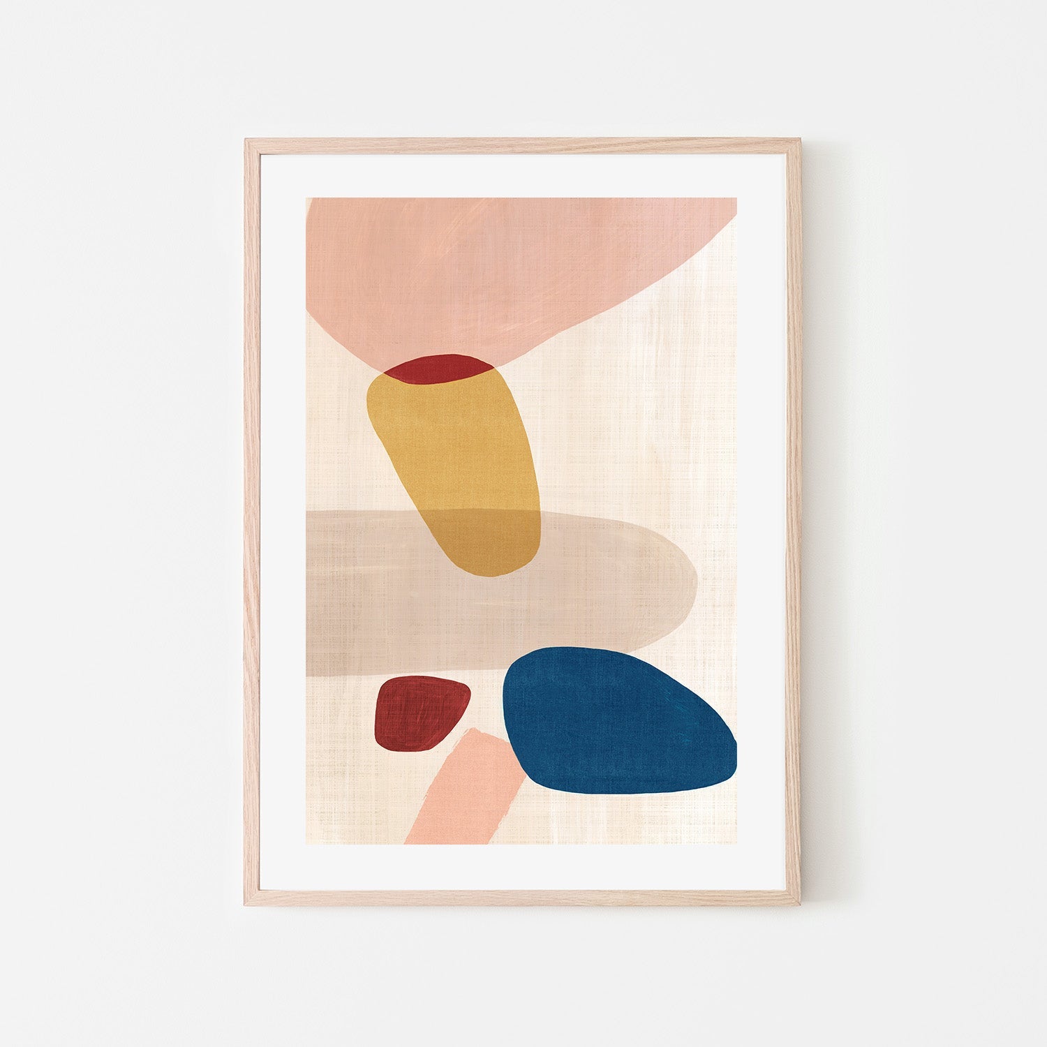 wall-art-print-canvas-poster-framed-Pink Pebbles, Style A , By Eva Watts-6