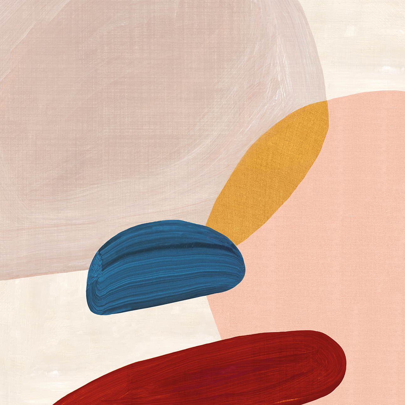 wall-art-print-canvas-poster-framed-Pink Pebbles, Style C , By Eva Watts-1