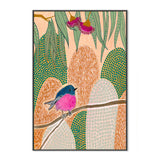 wall-art-print-canvas-poster-framed-Pink Robin , By Domica Hill-3