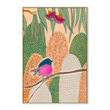 wall-art-print-canvas-poster-framed-Pink Robin , By Domica Hill-4