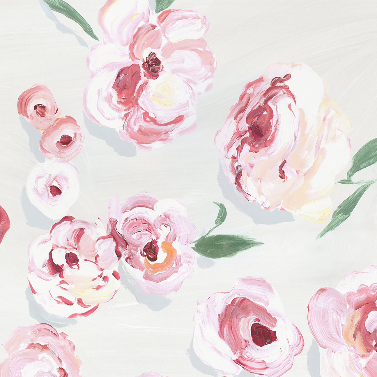 wall-art-print-canvas-poster-framed-Pink Rose Garden, Style A , By Isabelle Z-1