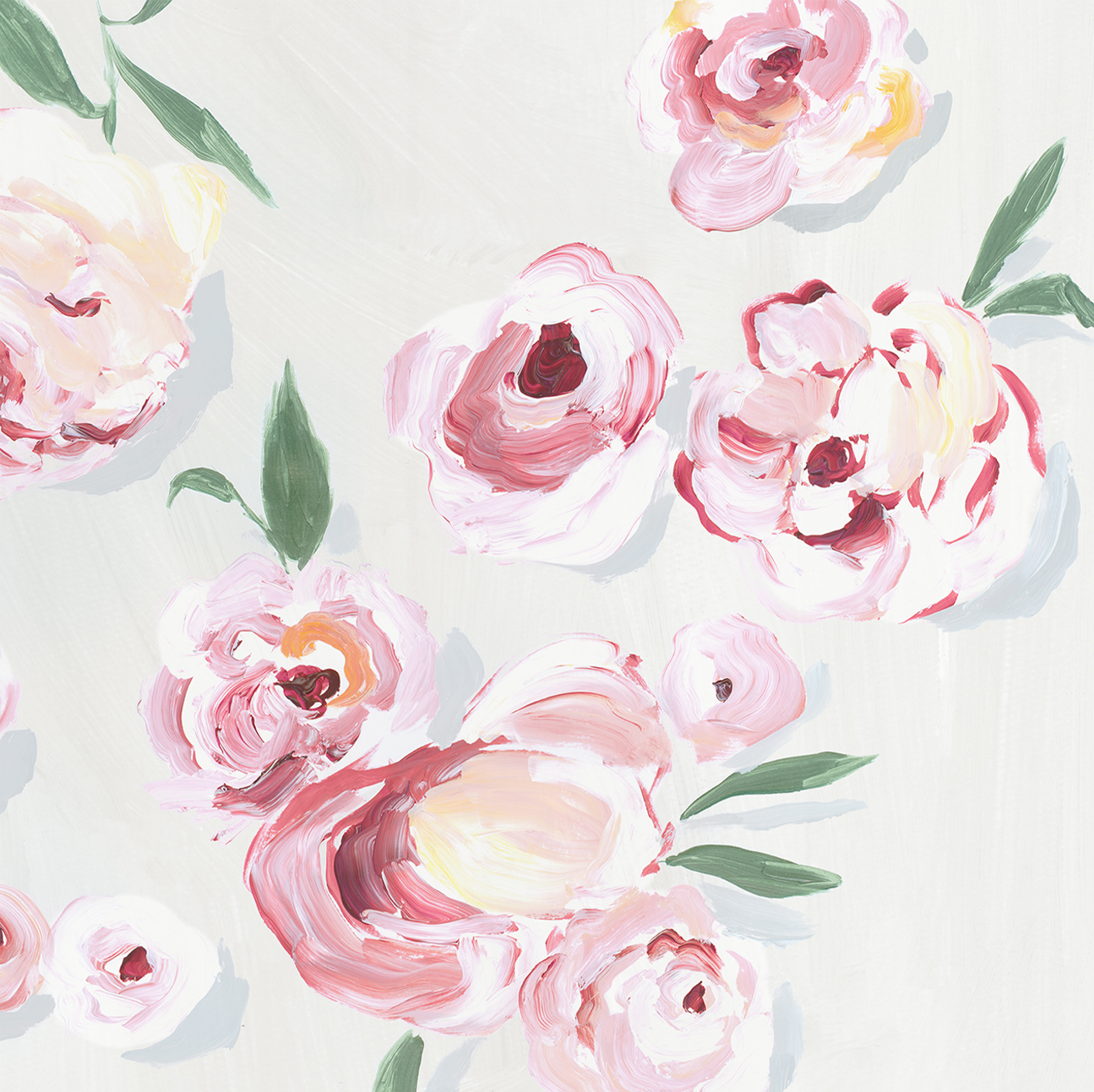 wall-art-print-canvas-poster-framed-Pink Rose Garden, Style B , By Isabelle Z-1