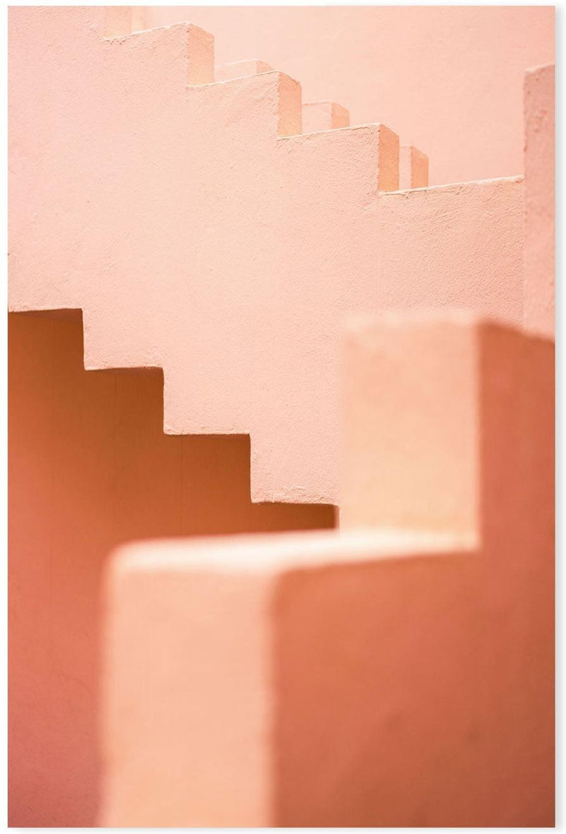 wall-art-print-canvas-poster-framed-Pink Stairs, By Raisa Zwart-GIOIA-WALL-ART