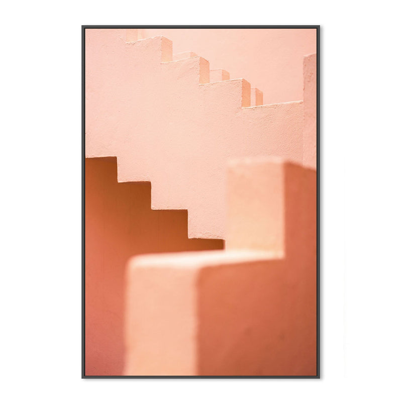 wall-art-print-canvas-poster-framed-Pink Stairs, By Raisa Zwart-GIOIA-WALL-ART