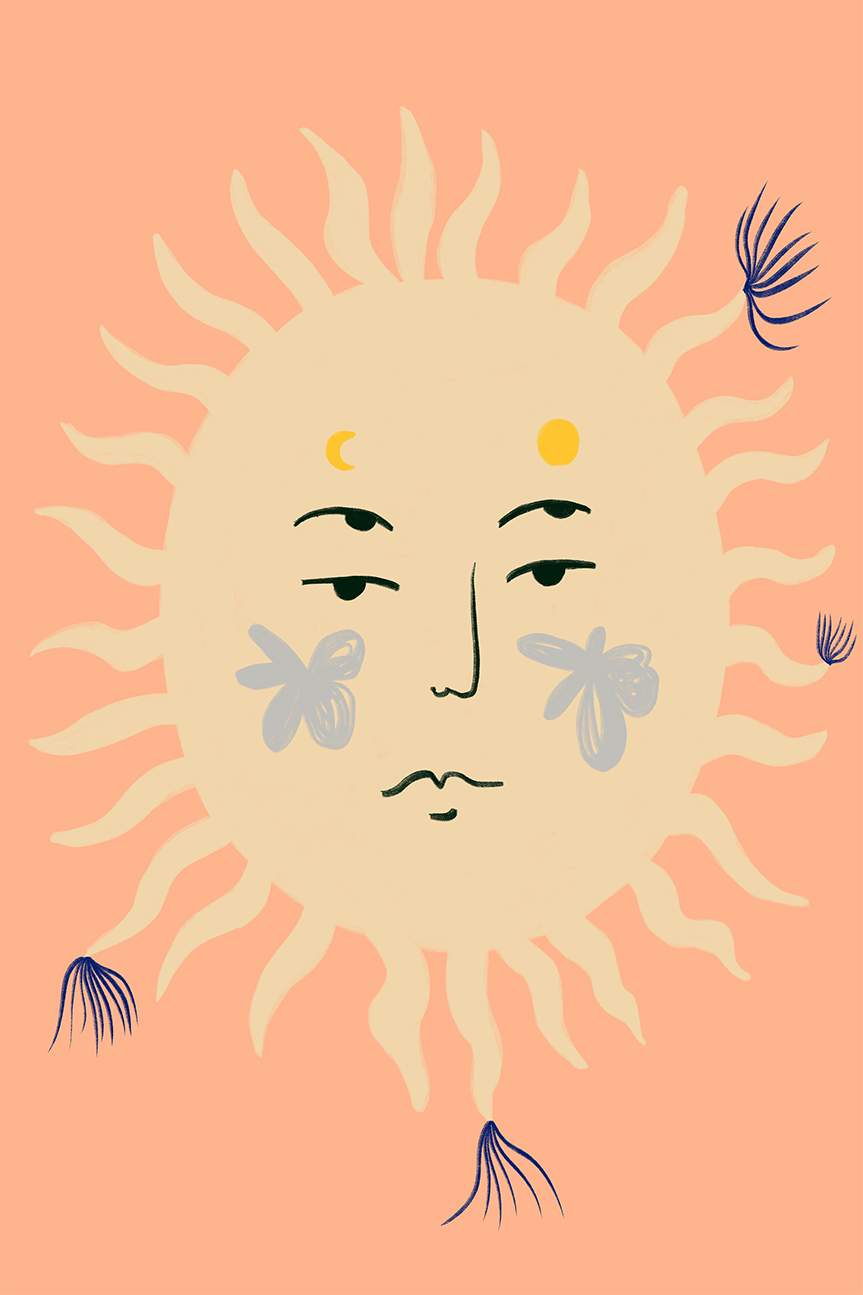wall-art-print-canvas-poster-framed-Pink Sun , By Sandra Poliakov-1
