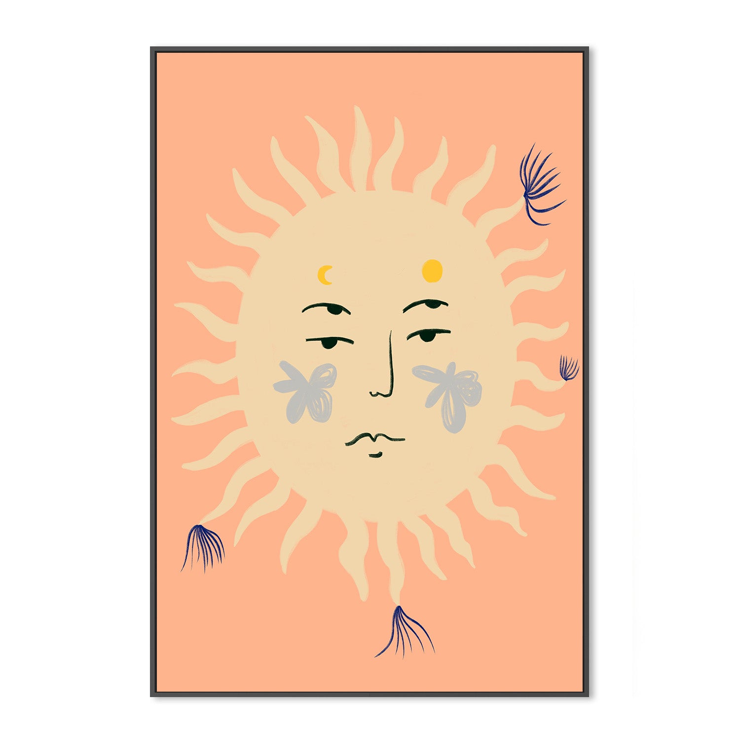 wall-art-print-canvas-poster-framed-Pink Sun , By Sandra Poliakov-3