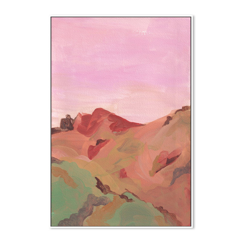 wall-art-print-canvas-poster-framed-Pink Sunset, Style A & B, Set Of 2 , By Alice Kwan-7