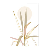 wall-art-print-canvas-poster-framed-Pink Tropic, Style A & B, Set of 2-GIOIA-WALL-ART