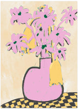 wall-art-print-canvas-poster-framed-Pink Vase , By Little Dean-1