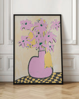 wall-art-print-canvas-poster-framed-Pink Vase , By Little Dean-3