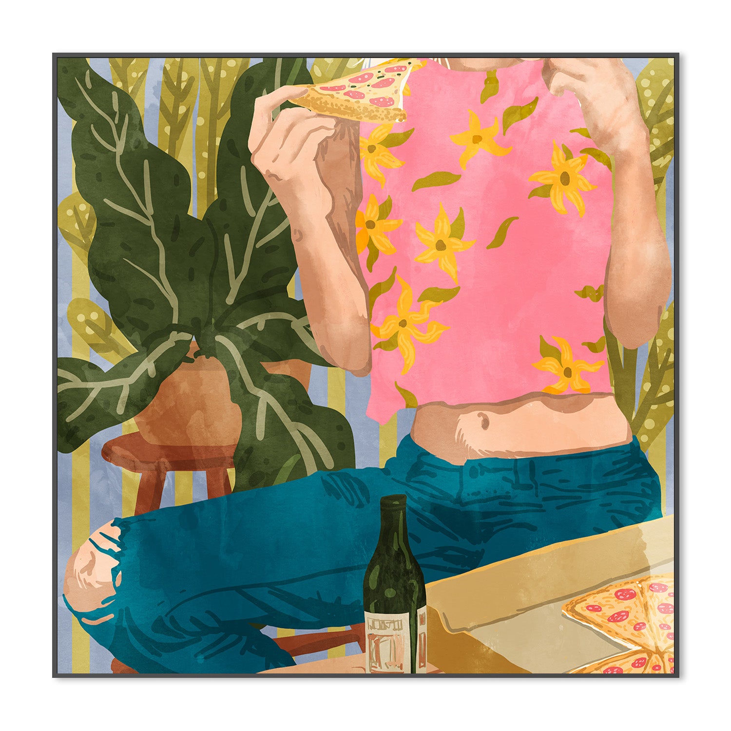 wall-art-print-canvas-poster-framed-Pizza-3