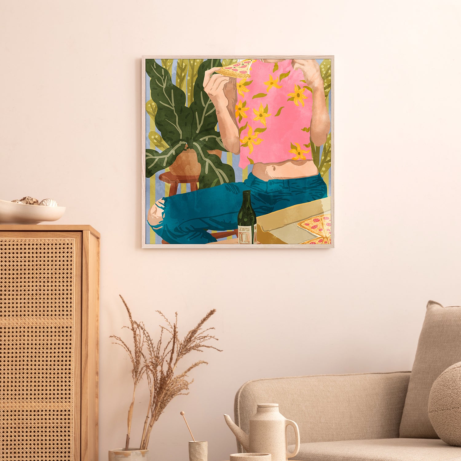 wall-art-print-canvas-poster-framed-Pizza-9