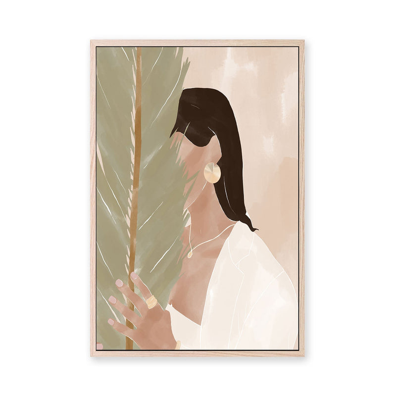 wall-art-print-canvas-poster-framed-Plant Girl , By Ivy Green Illustrations-GIOIA-WALL-ART