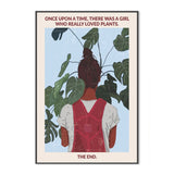 wall-art-print-canvas-poster-framed-Plant Girl, Style B , By Jon Downer-GIOIA-WALL-ART