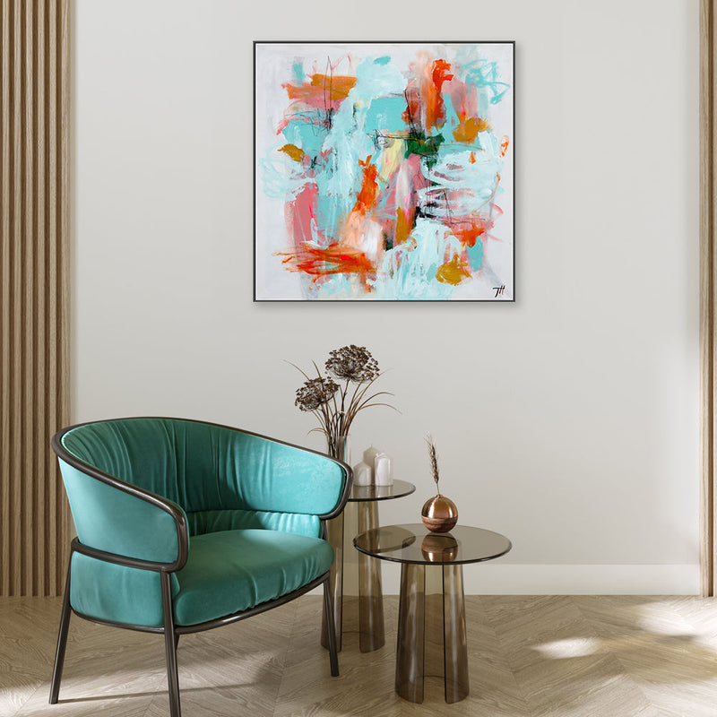 wall-art-print-canvas-poster-framed-Playful Palette, Style B, By Tove Hoglund-GIOIA-WALL-ART