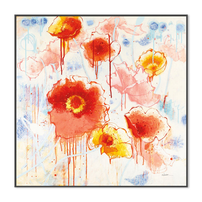wall-art-print-canvas-poster-framed-Playing With Poppies , By Shirley Novak-3
