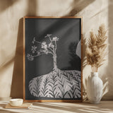 wall-art-print-canvas-poster-framed-Plump Vase With Slender Flowers , By Little Dean-2