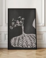 wall-art-print-canvas-poster-framed-Plump Vase With Slender Flowers , By Little Dean-3