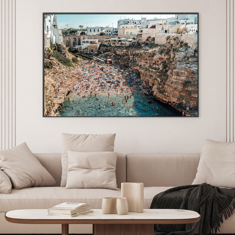 wall-art-print-canvas-poster-framed-Polignano A Mare , By Josh Silver-2