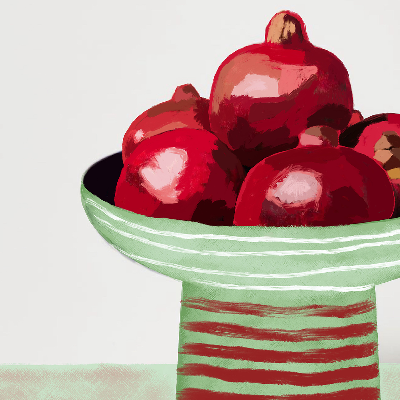 wall-art-print-canvas-poster-framed-Pomegranates Still Life, Style A , By Sharyn Bursic-1