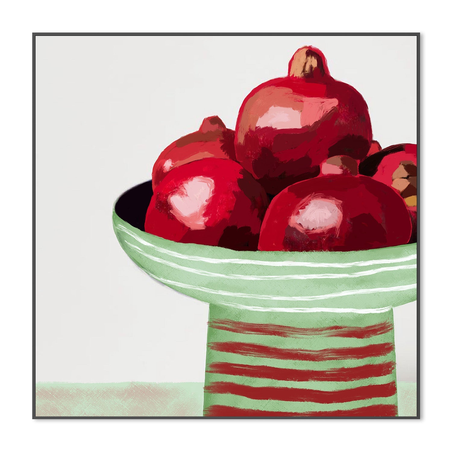wall-art-print-canvas-poster-framed-Pomegranates Still Life, Style A , By Sharyn Bursic-3