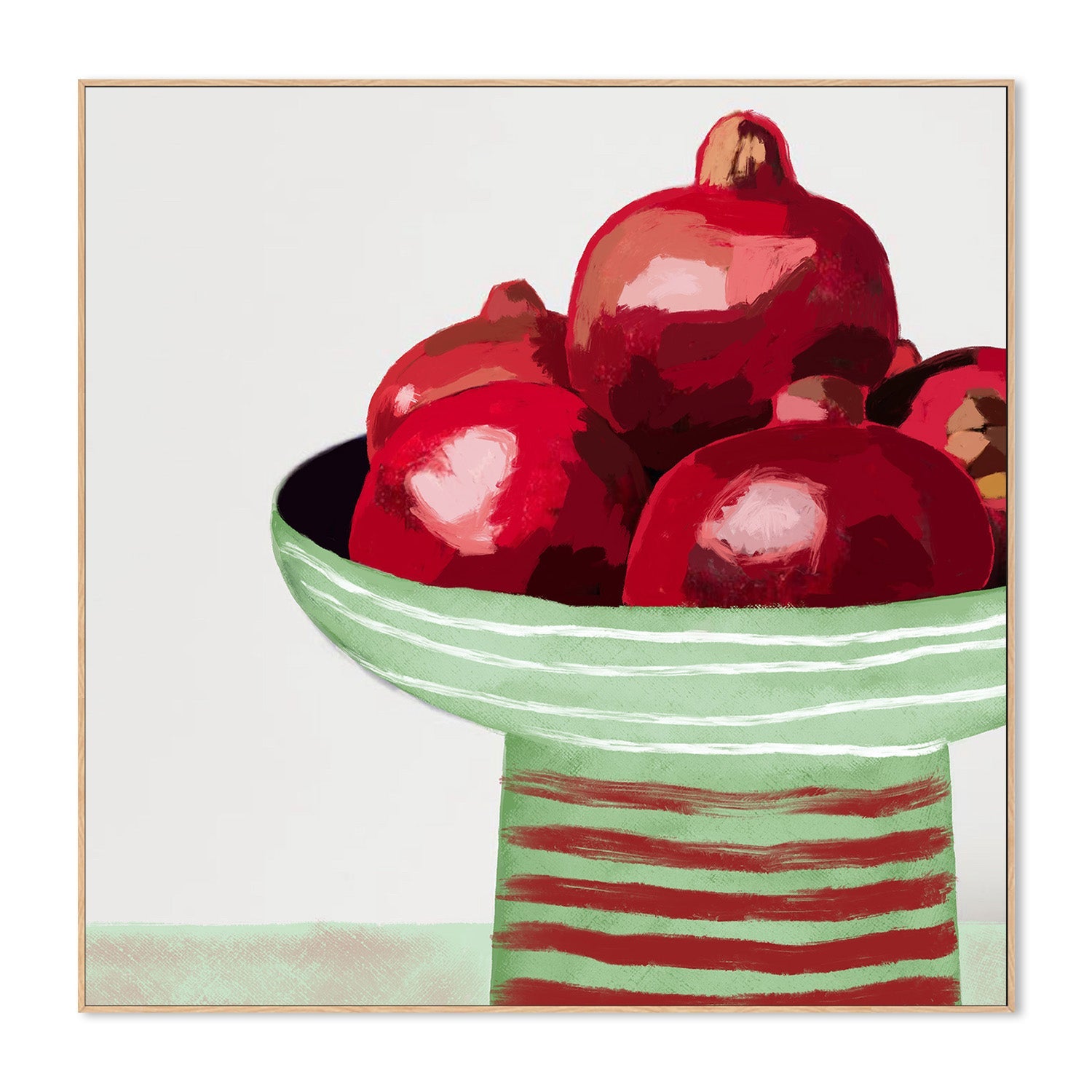 wall-art-print-canvas-poster-framed-Pomegranates Still Life, Style A , By Sharyn Bursic-4