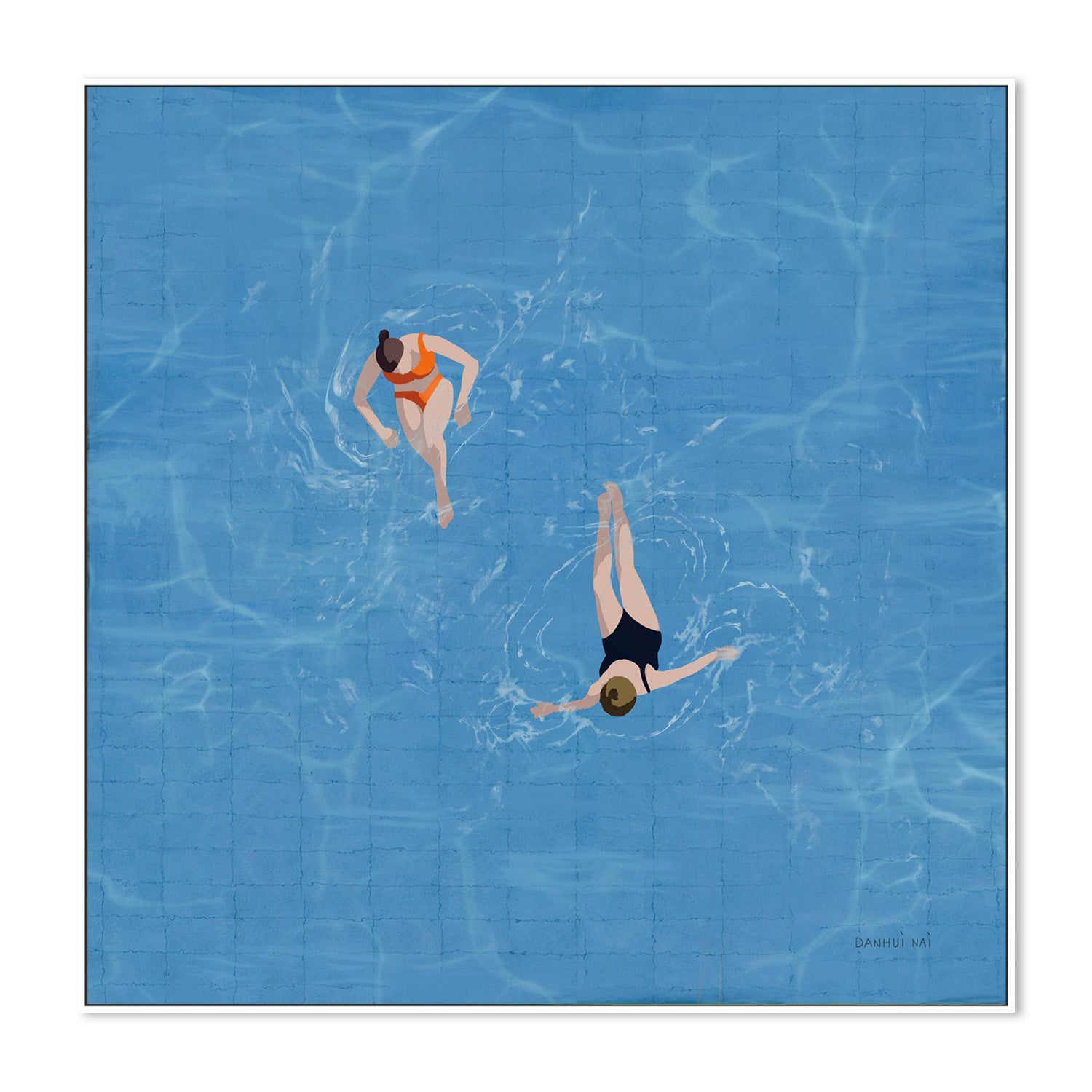 wall-art-print-canvas-poster-framed-Pool Fun, Style A-5