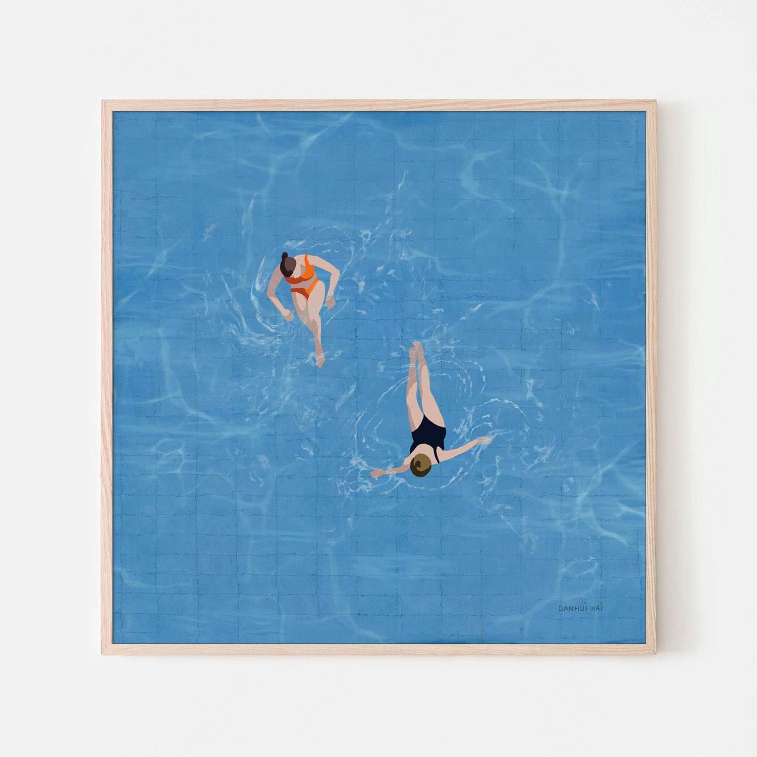 wall-art-print-canvas-poster-framed-Pool Fun, Style A-6