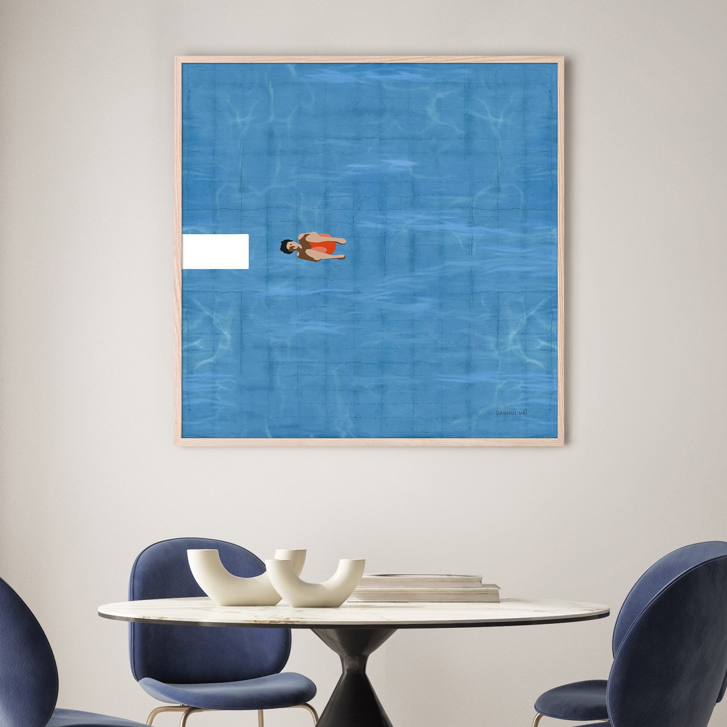 wall-art-print-canvas-poster-framed-Pool Fun, Style B-7