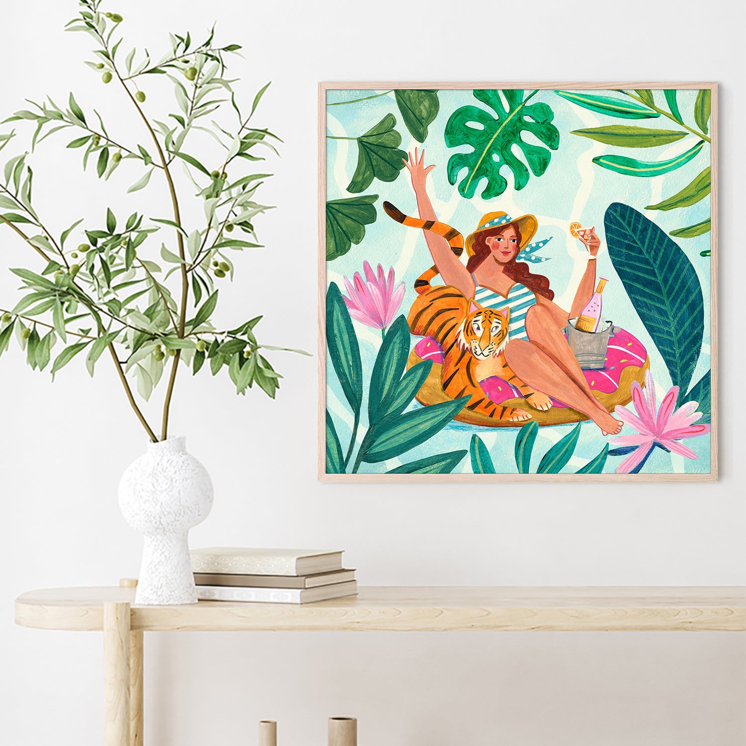 wall-art-print-canvas-poster-framed-Pool Party-2