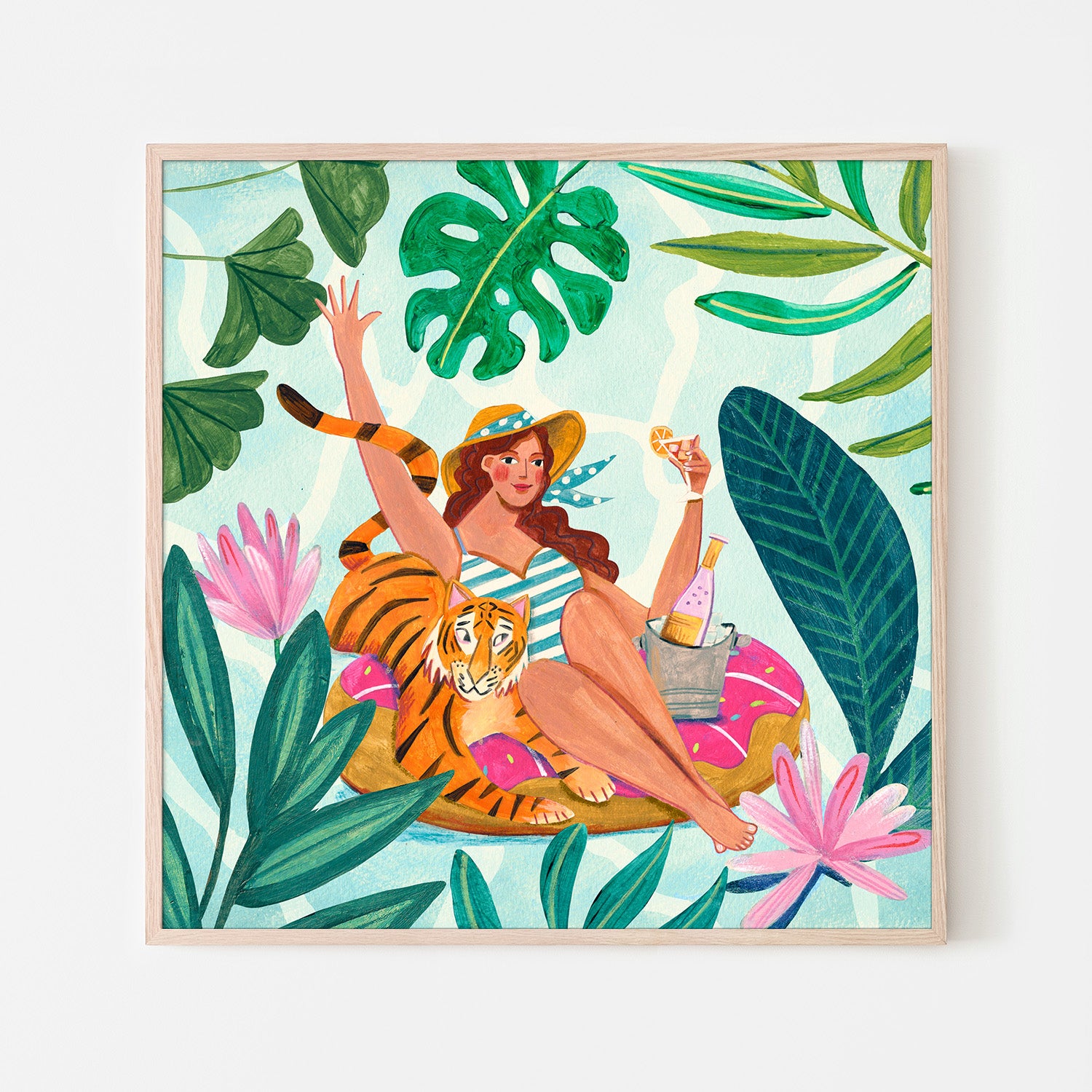 wall-art-print-canvas-poster-framed-Pool Party-6