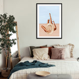 wall-art-print-canvas-poster-framed-Poolside Girl , By Ivy Green Illustrations-GIOIA-WALL-ART
