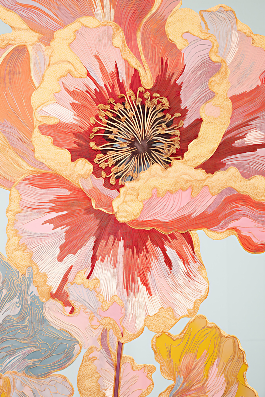 wall-art-print-canvas-poster-framed-Poppy , By Unratio-1