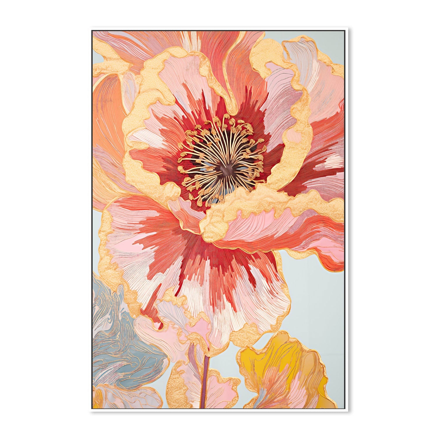 wall-art-print-canvas-poster-framed-Poppy , By Unratio-5