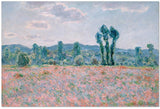 wall-art-print-canvas-poster-framed-Poppy Field, By Monet-by-Gioia Wall Art-Gioia Wall Art