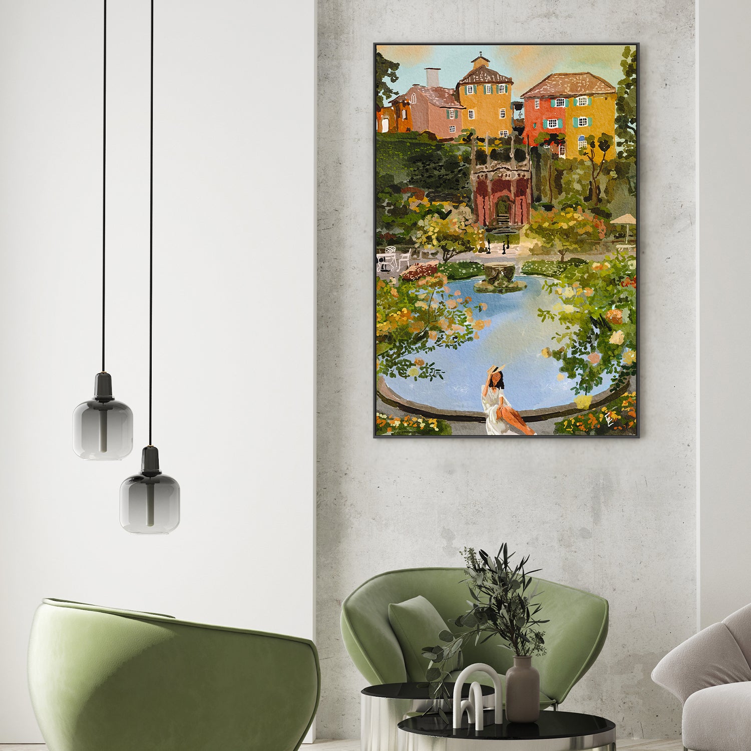 wall-art-print-canvas-poster-framed-Portmeirion Secrets-2