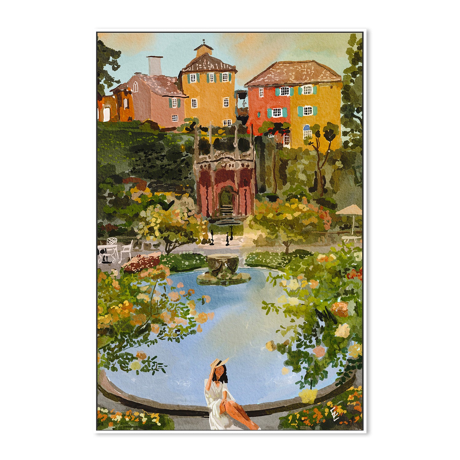 wall-art-print-canvas-poster-framed-Portmeirion Secrets-5