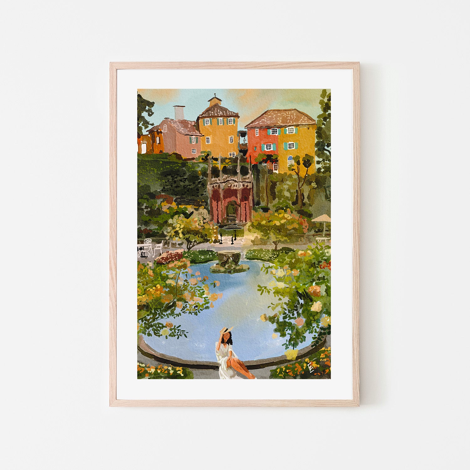 wall-art-print-canvas-poster-framed-Portmeirion Secrets-6