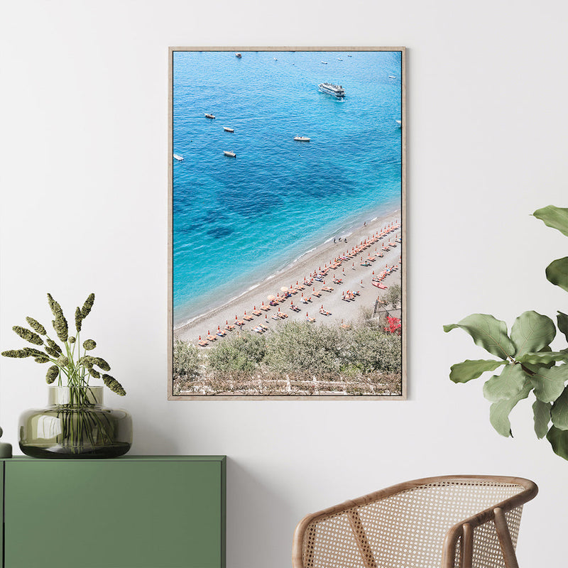 wall-art-print-canvas-poster-framed-Positano Beach Club , By Leggera Studio-2
