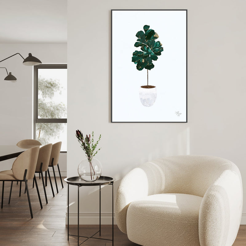 wall-art-print-canvas-poster-framed-Pot Plant, Style C , By Sarah Manovski-GIOIA-WALL-ART