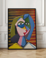 wall-art-print-canvas-poster-framed-Potrait inspired by picasso , By Little Dean-3