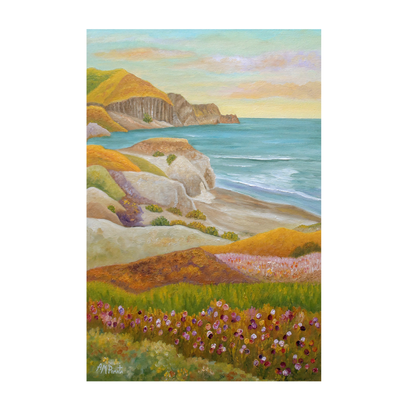 wall-art-print-canvas-poster-framed-Prairie By The Sea , By Angeles M. Pomata-1