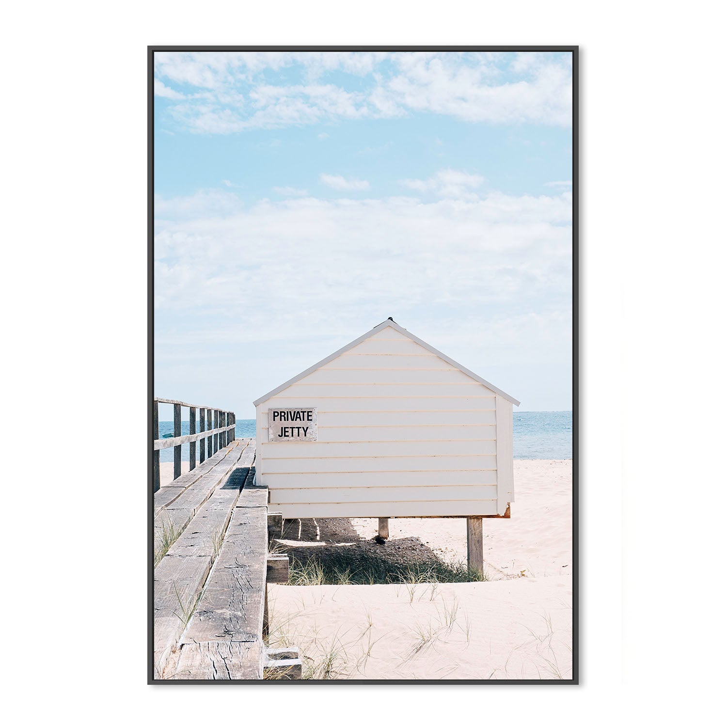 wall-art-print-canvas-poster-framed-Private Jetty , By Ilana Sallick-3