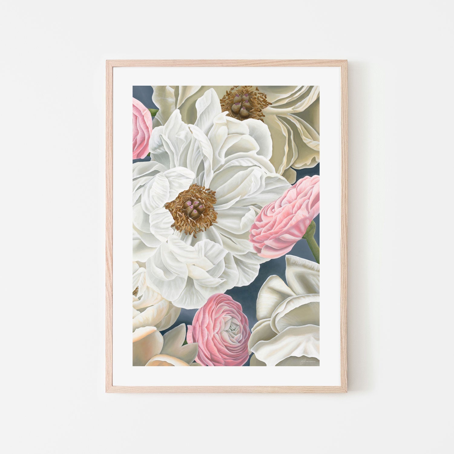 wall-art-print-canvas-poster-framed-Pure Peonies , By Jayda Koludrovic-6
